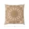 Hello Honey® Natural & Beige Embroidery Cotton Pillow